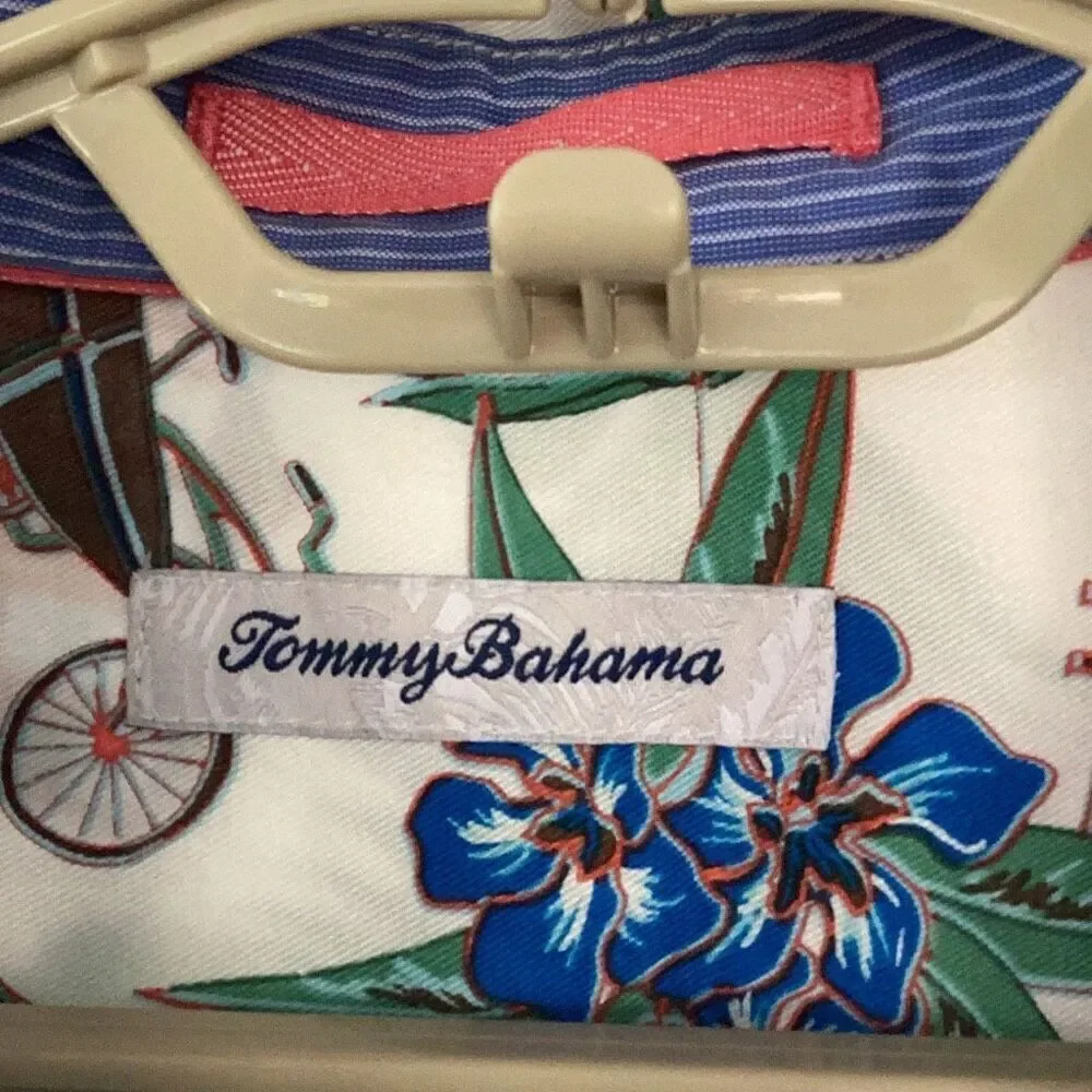 Tommy Bahama Cabana Club Camp Shirt Men’s Large Short Sleeve